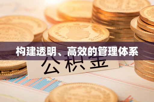 武邑构建透明、高效的管理体系