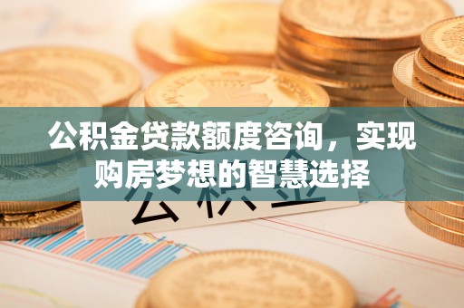 武邑公积金贷款额度咨询，实现购房梦想的智慧选择