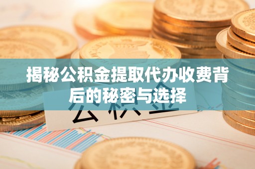武邑揭秘公积金提取代办收费背后的秘密与选择