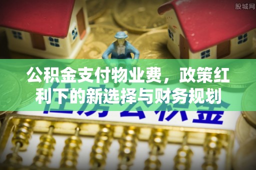 武邑公积金支付物业费，政策红利下的新选择与财务规划