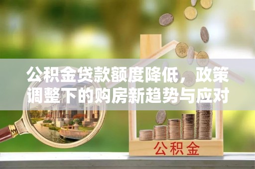 武邑公积金贷款额度降低，政策调整下的购房新趋势与应对策略