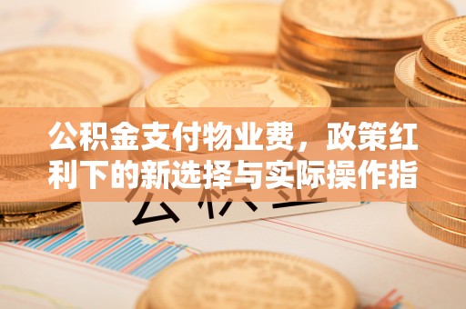 武邑公积金支付物业费，政策红利下的新选择与实际操作指南